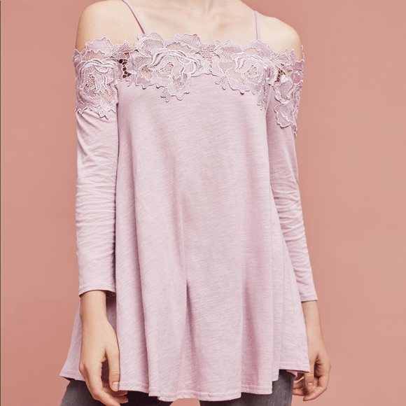 Meadow Rue anthropologie laceline top - Picture 1 of 5